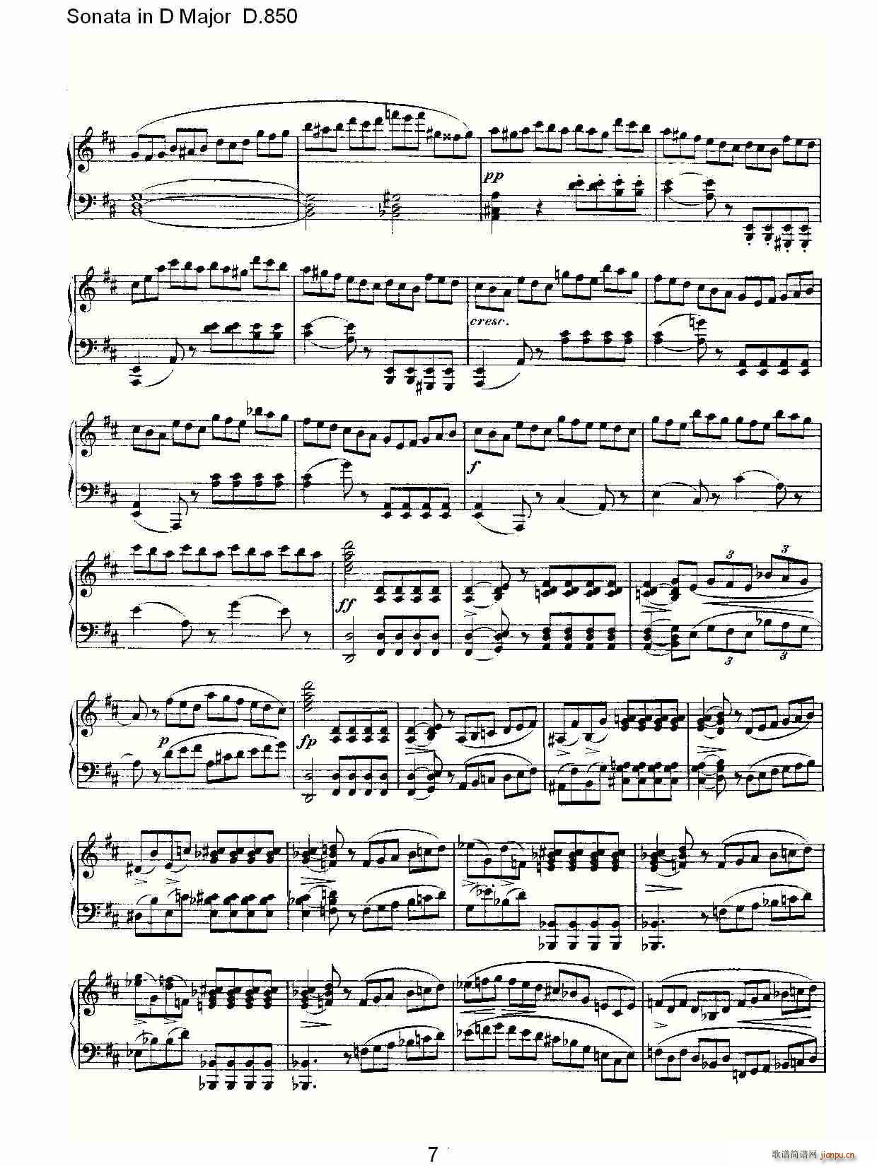 Sonata in D Major D.850(ʮּ)7