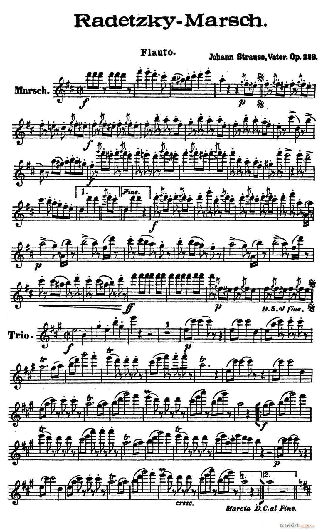 Radetzky Marsch Op 228 ľ()1