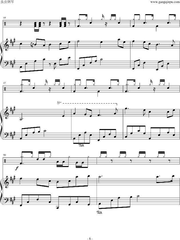 莎莉花园(修改版)-钢琴谱(钢琴曲)-phil coulter 歌谱简谱网
