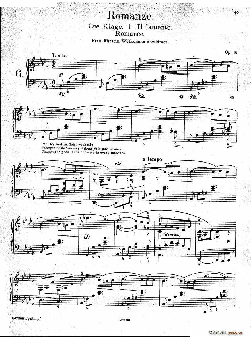 Henselt Piano Solo Album Piano Solo Album(ʮּ)16
