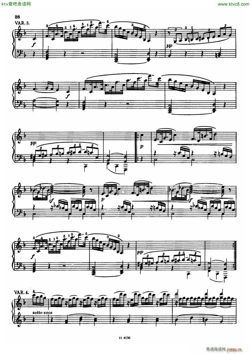 Czech piano variations from 18th century()21
