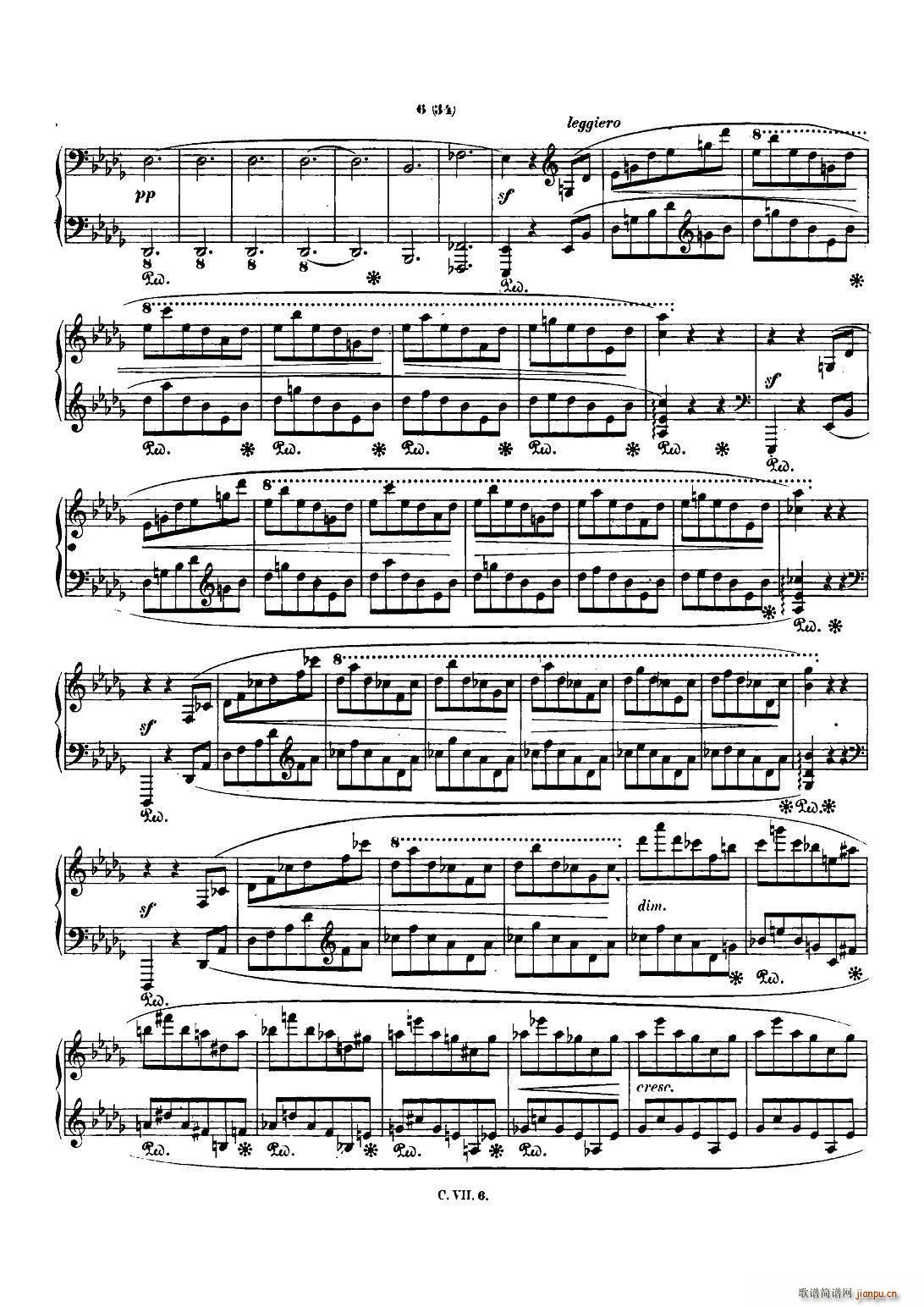 肖邦钢琴谐谑曲chopinscherzono3升c小调op39