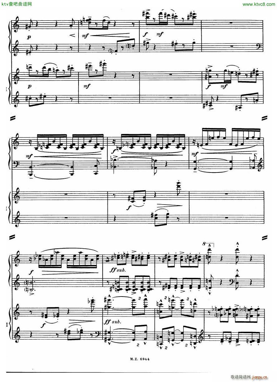 Auric Partita for two pianos()32