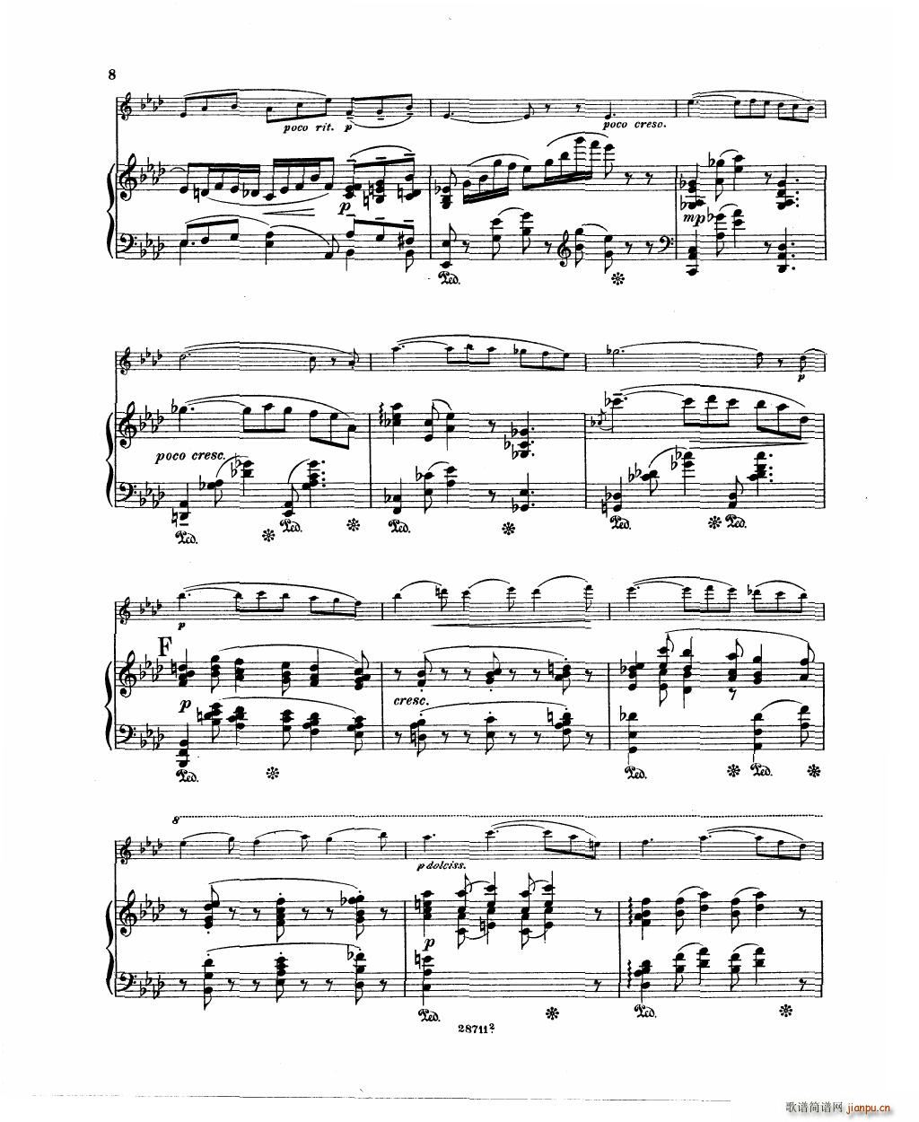 Bowen Barcarolle for violin and piano()10