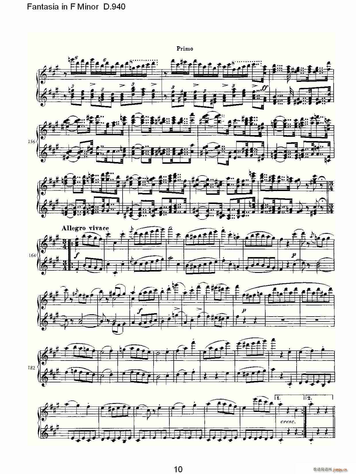 Fantasia in F Minor D.940(ʮּ)10