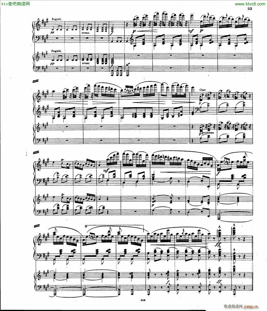 Hummel op 56 Rondo brillant pno orch()22