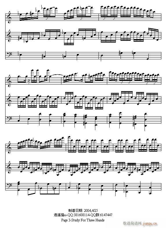 Study For Three Hands()3