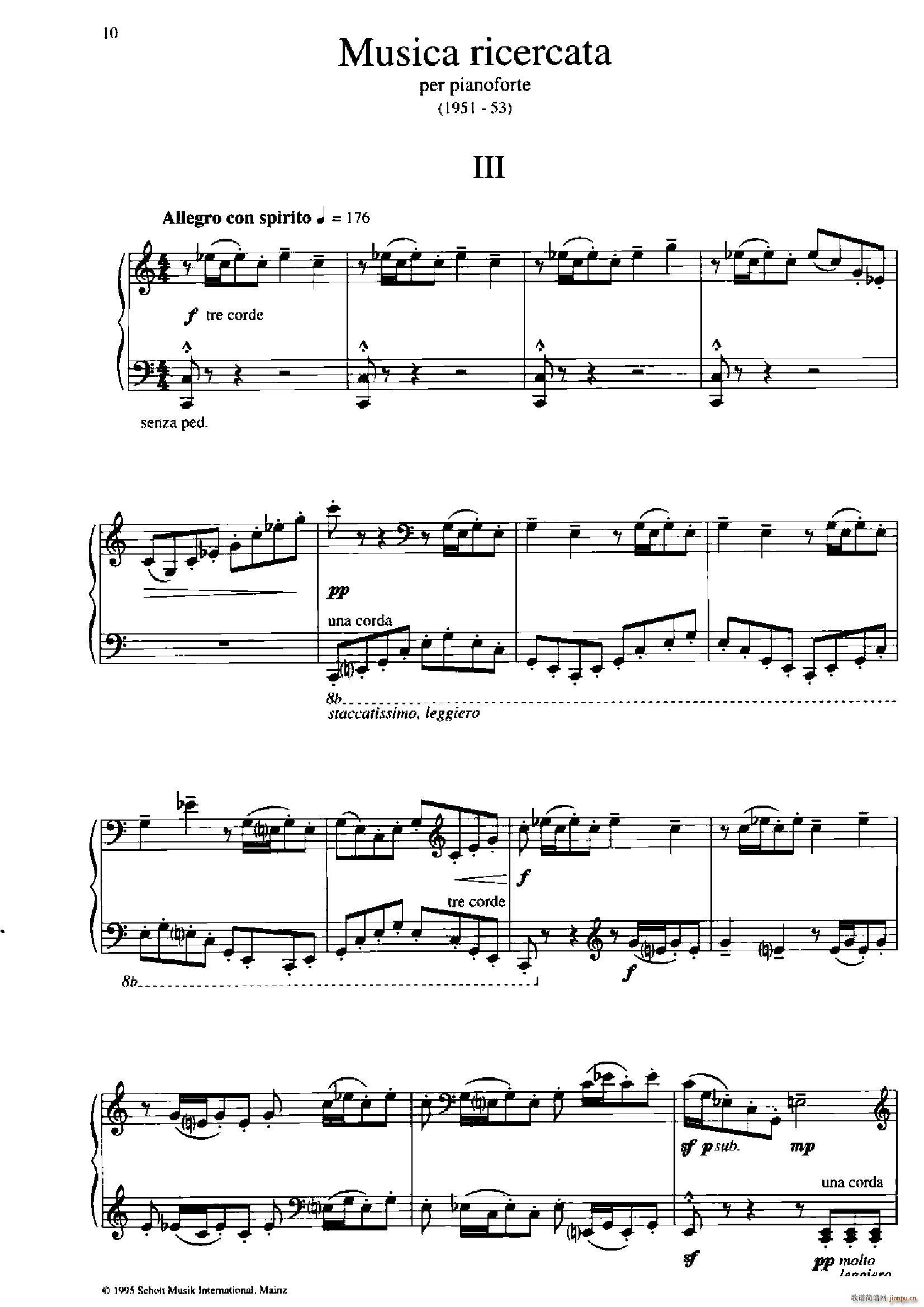 Musica Ricercata ϰ 3()1