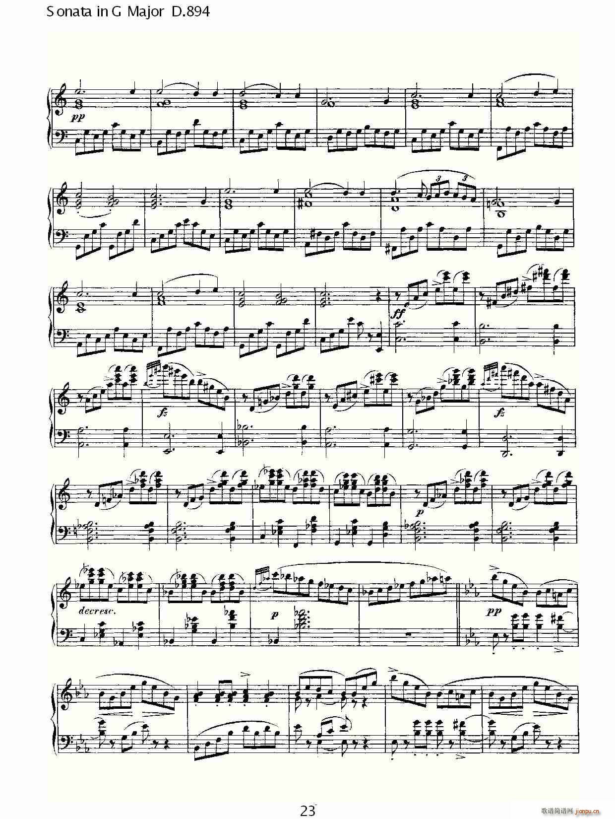 Sonata in G Major D.894(ʮּ)24