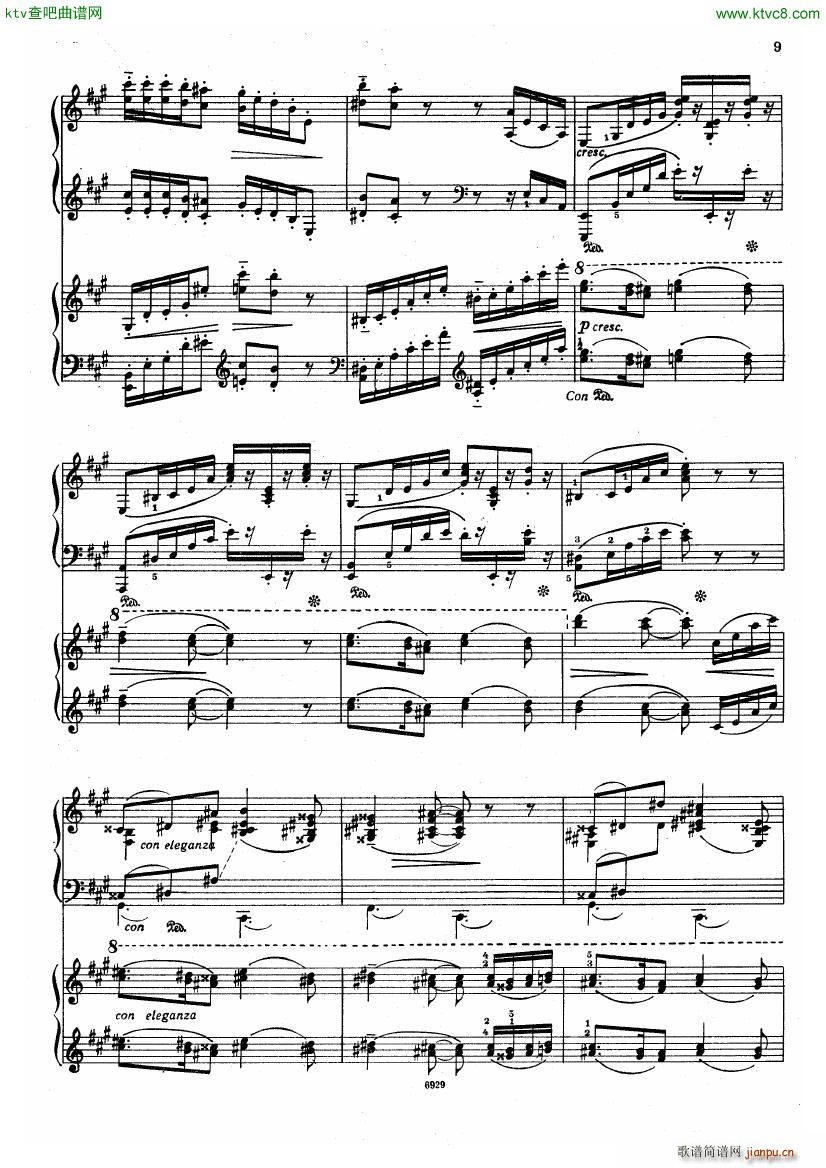 Guastavino Romance For 2 Pianos()15