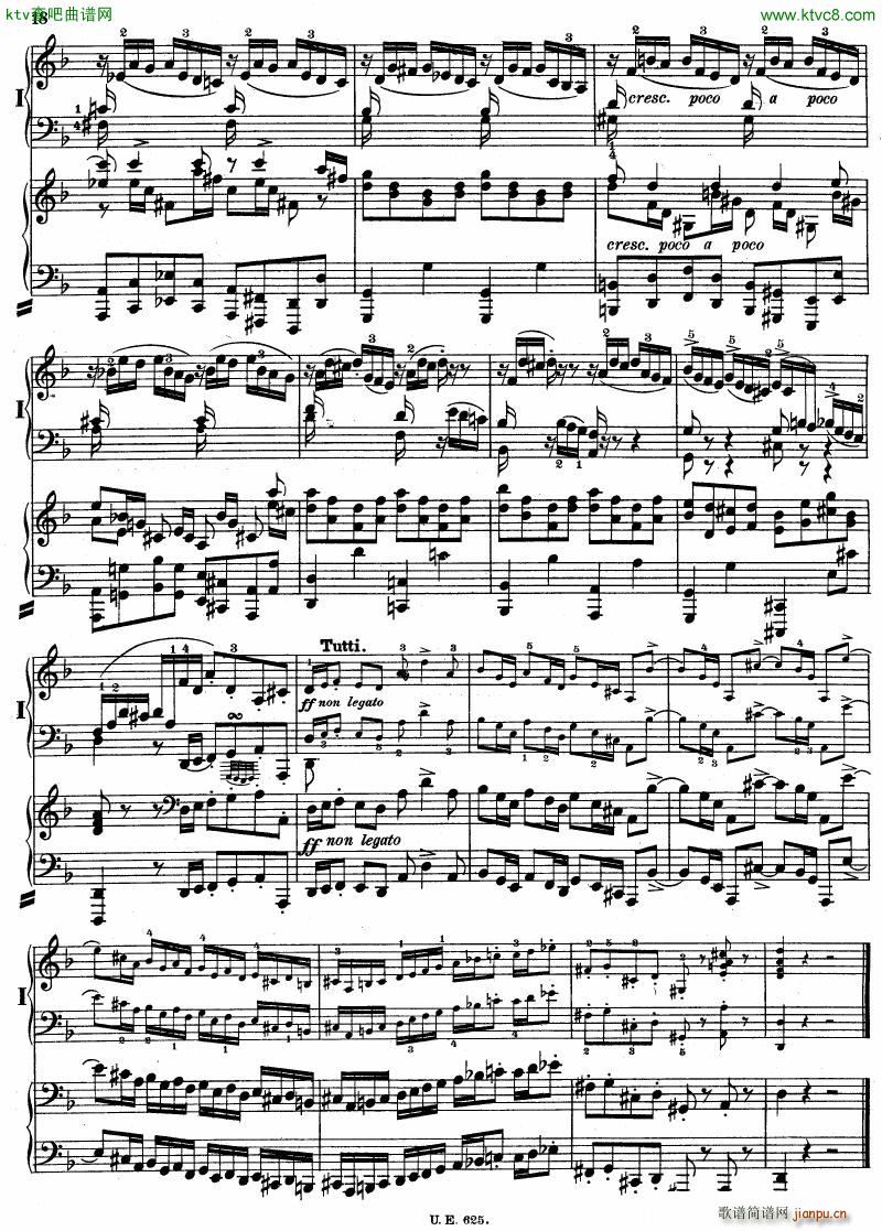 Bach JS BWV 1052 Keyboard Concerto in d ed R ntgen()19