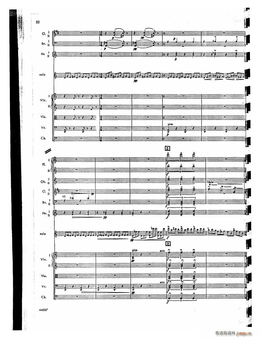 Barber op 14 Violin Concerto Score ()11