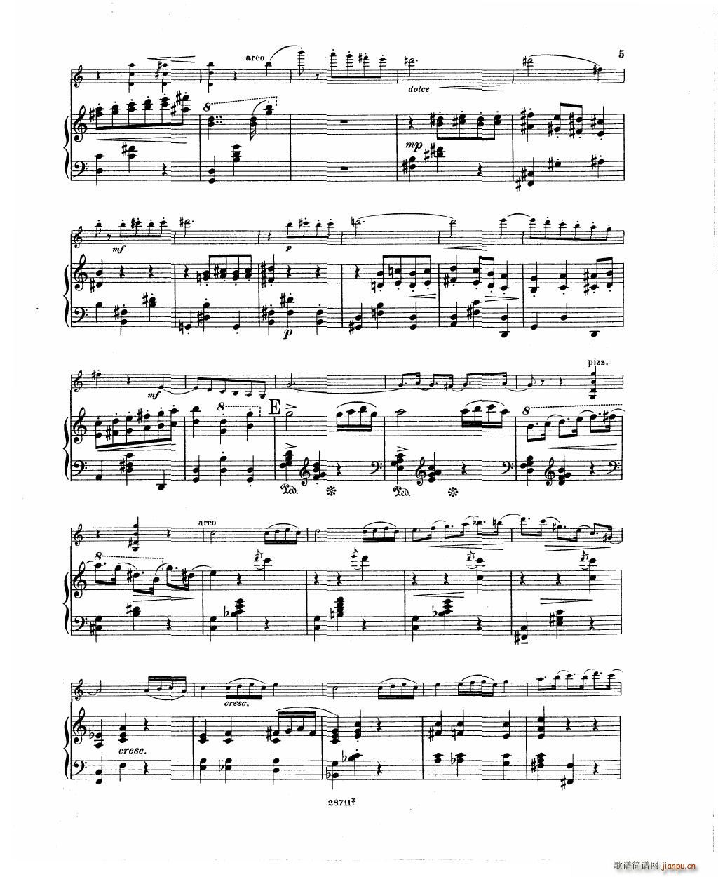 Bowen Humoresque for violin and piano()7