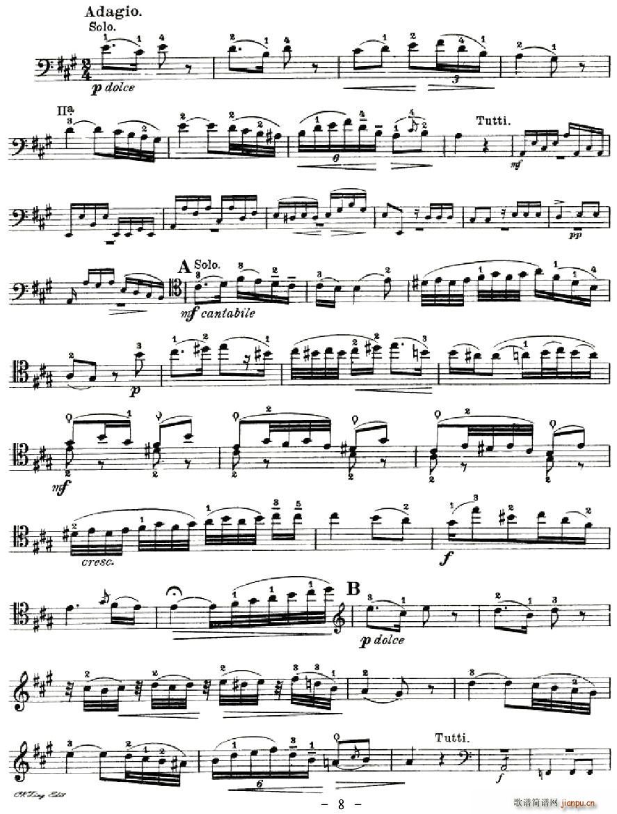J. Haydn Concerto in D Major()8
