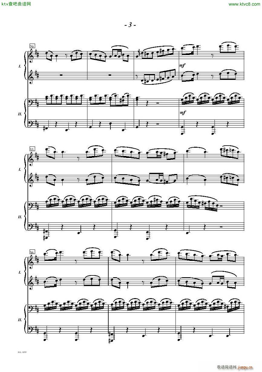 Diabelli Sonata Op33 For Two Pianos()3