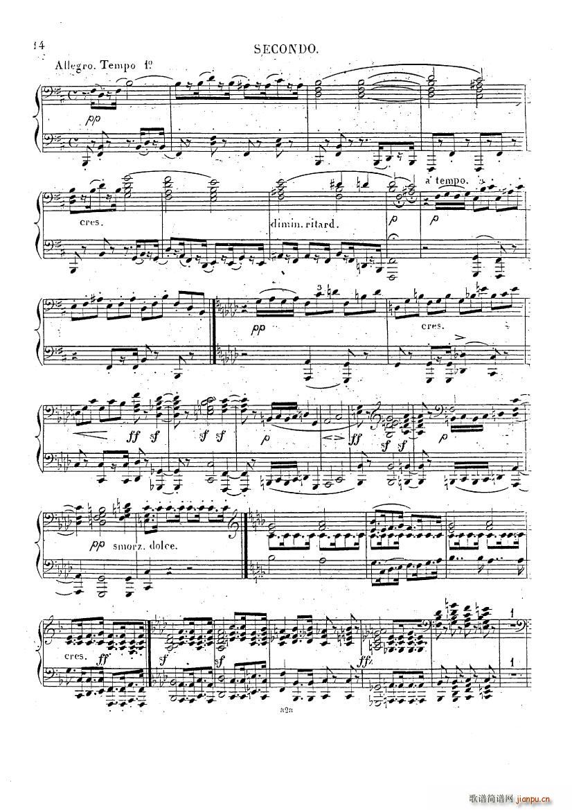 Czerny op 226 Fantasie f Moll 4H()13
