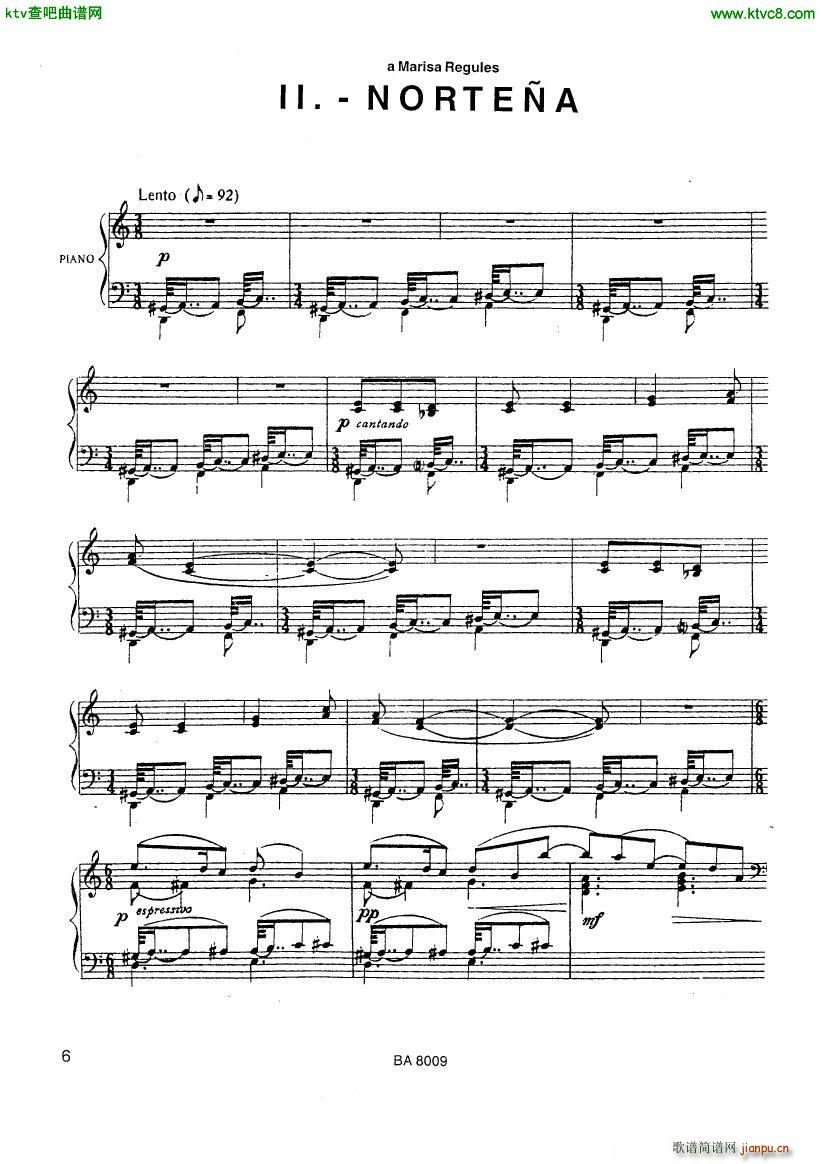 Ginastera Tres Piezas 2 Nortena()1