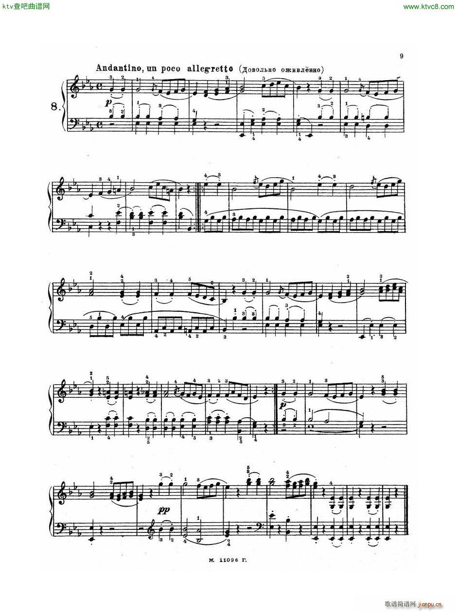 Haydn Twelve Easy Pieces For Piano()10