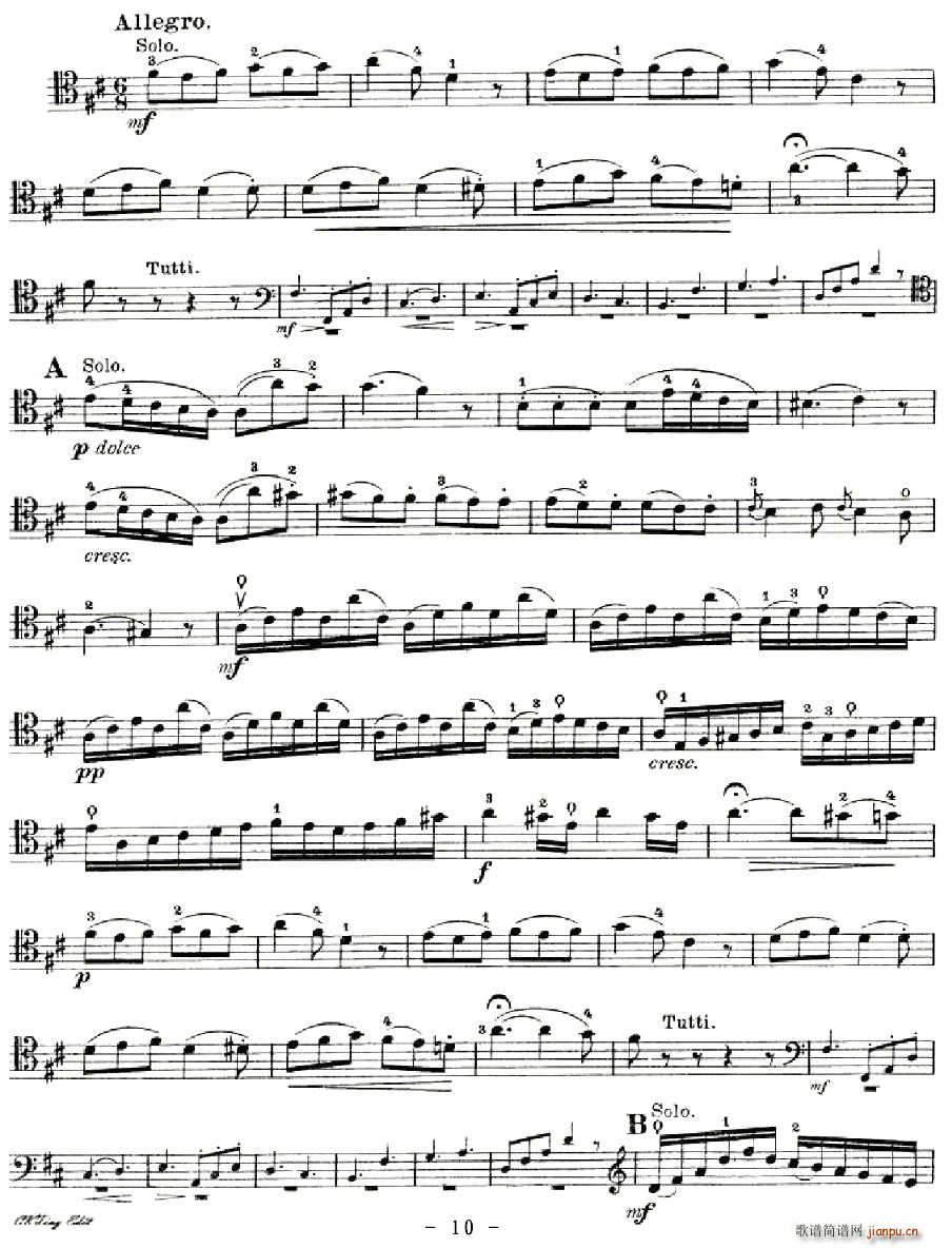 J. Haydn Concerto in D Major()10