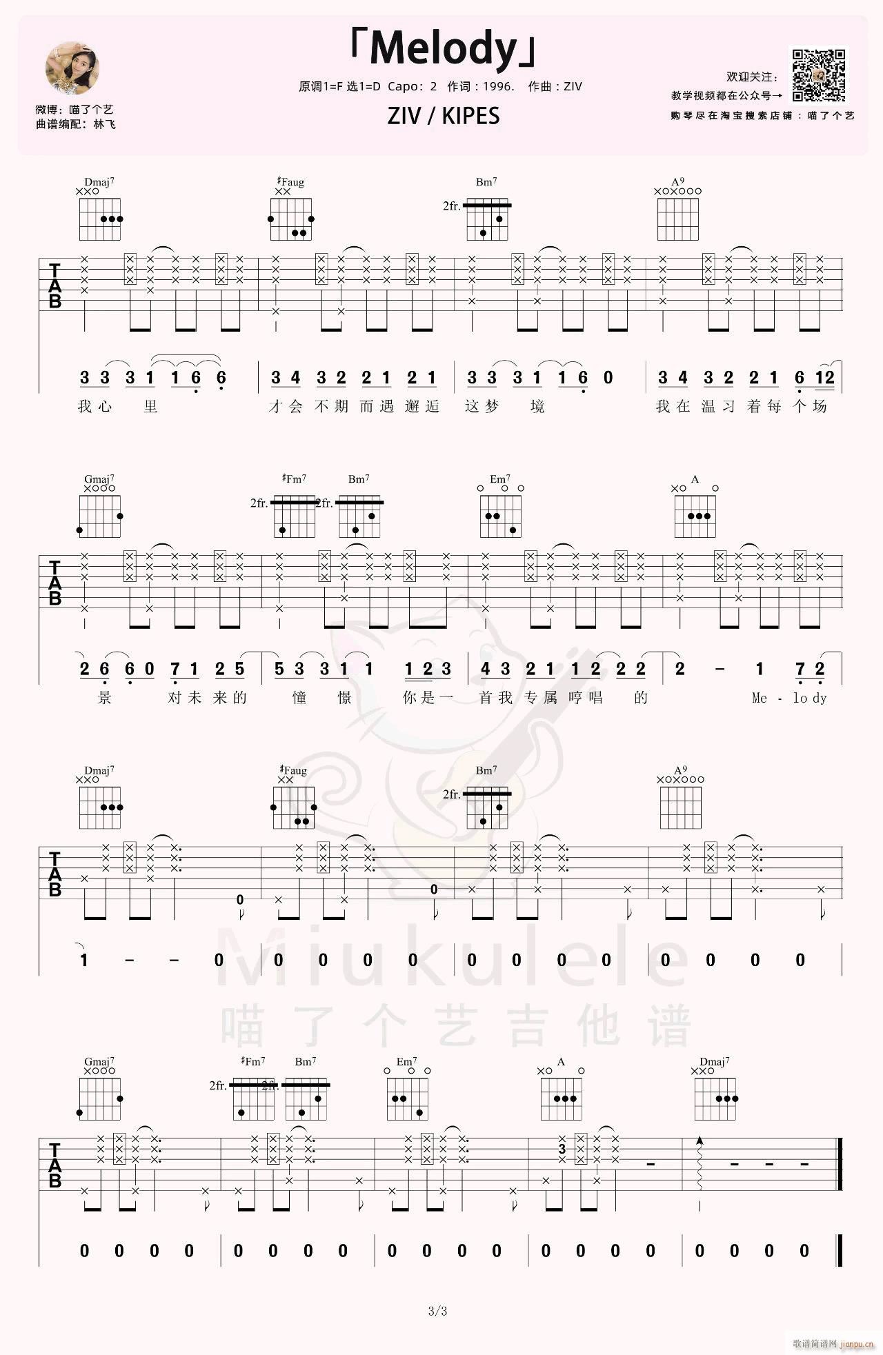Melody KIPES Dԭ()3