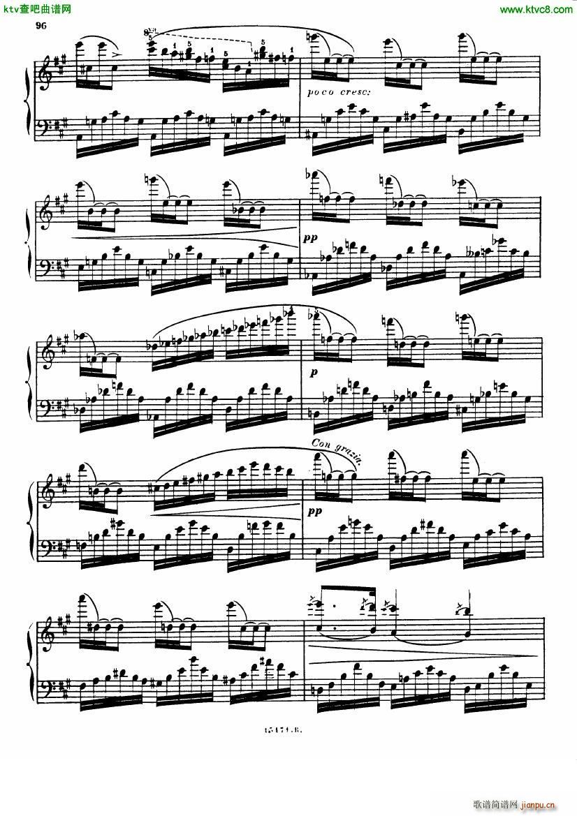Alkan op 39 12 Etudes in Minor Keys no 10(钢琴谱)5