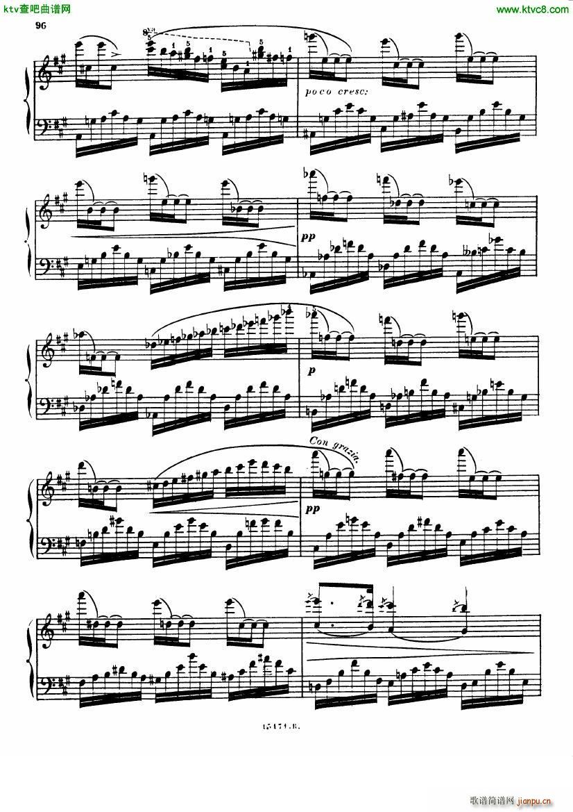 Alkan op 39 12 Etudes in Minor Keys no 10()5