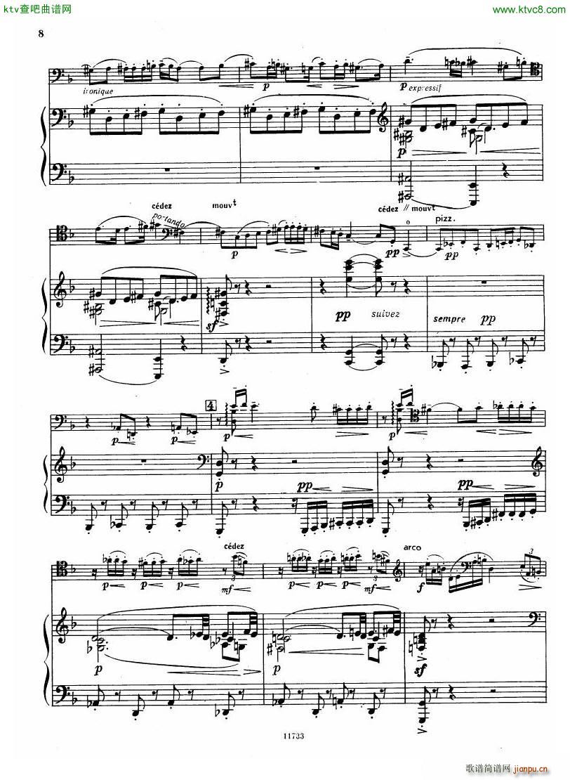 Debussy Sonata for Cello and Piano()7