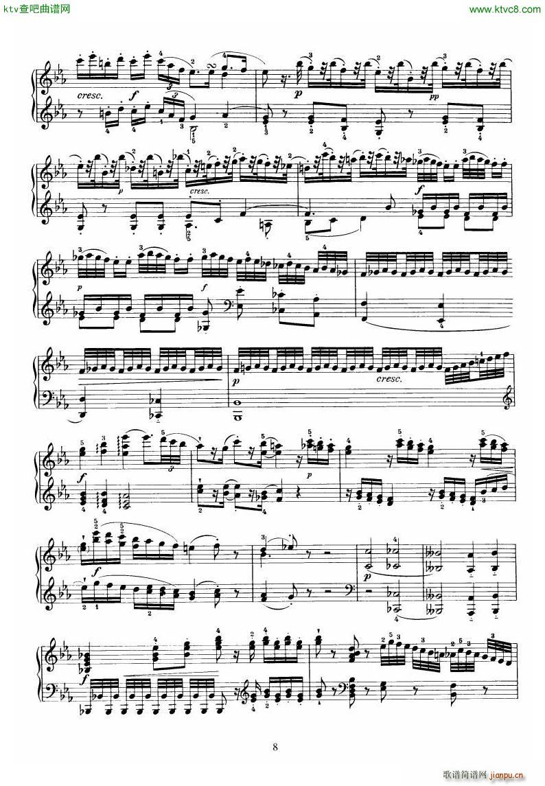 Piano Sonata No 52 in Eb()8