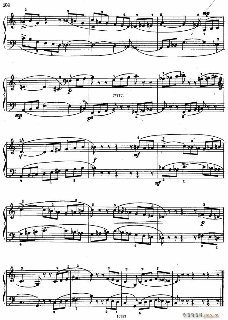 Bartok SZ 107 Mikrokosmos for Piano 97 121()29