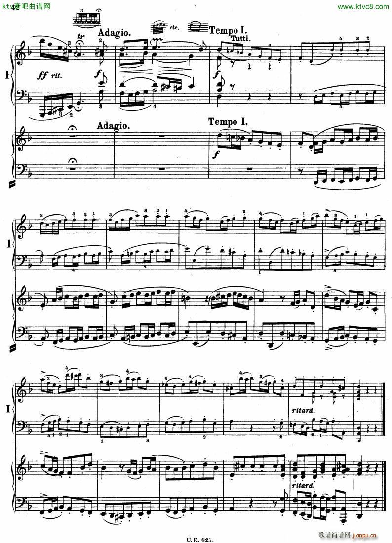 Bach JS BWV 1052 Keyboard Concerto in d ed R ntgen()43