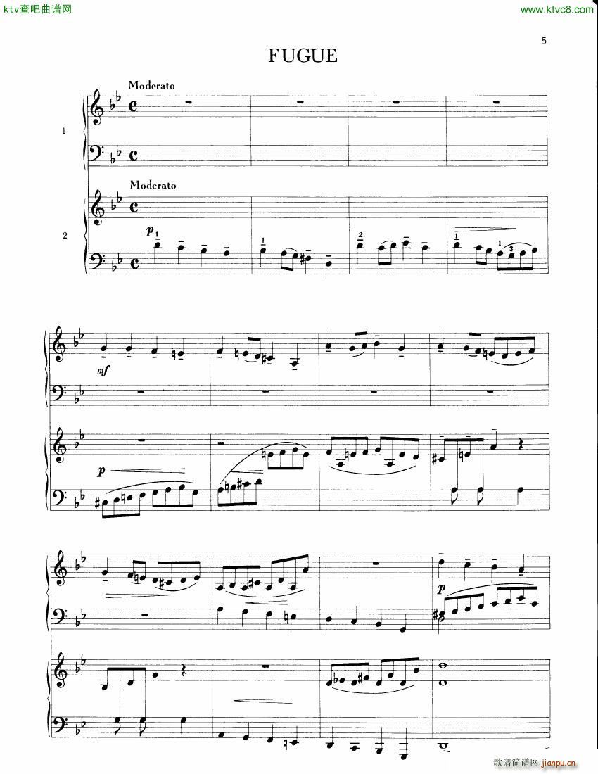 Berggrun Chorale and Fugue Theme by JS Bach()5