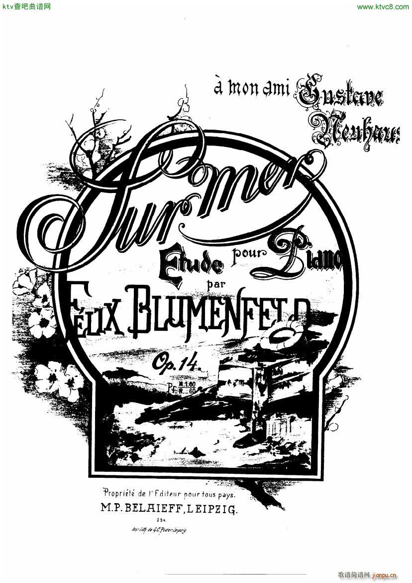 BLUMENFELD Sur mer op14()1