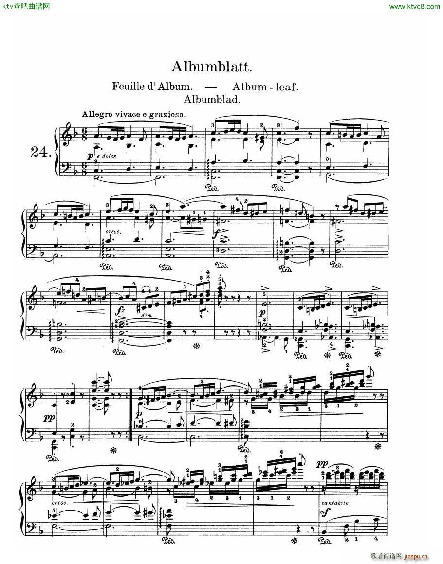 Grieg Lyric Pieces Op 47()5