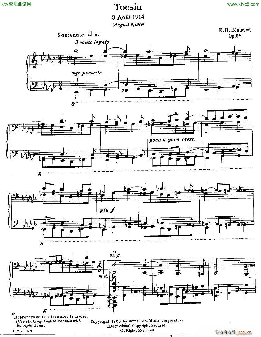 Blanchet Op 28 Toscin Passacaglia()1