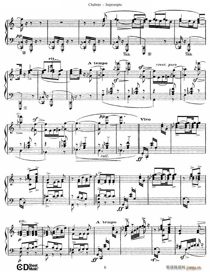 Chabrier Impromptu Impromptu(ʮּ)6