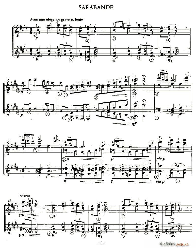 SARABANDE()1