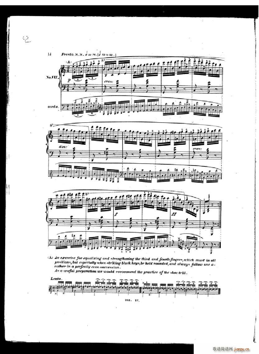 Czerny Etudes de la velocite book II()12