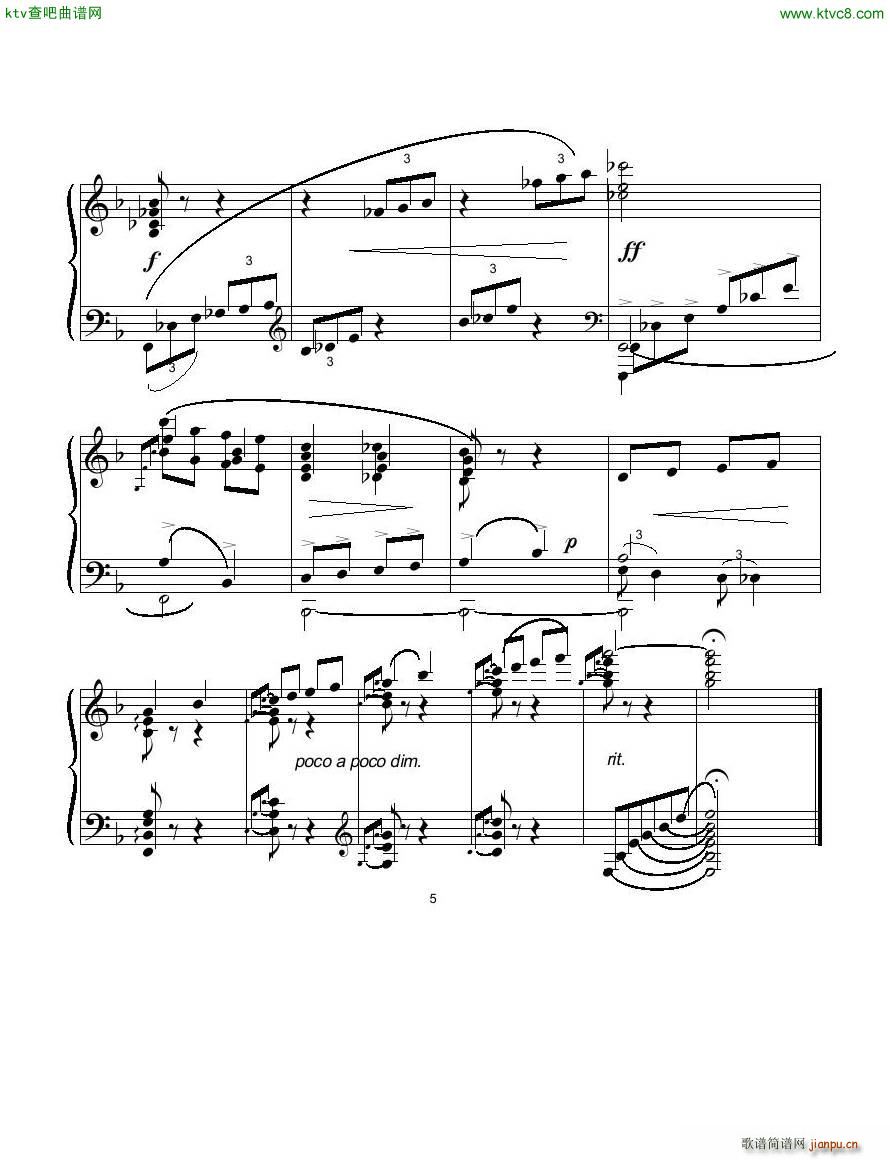 Antipov op 5 no 1 Romance in F()5