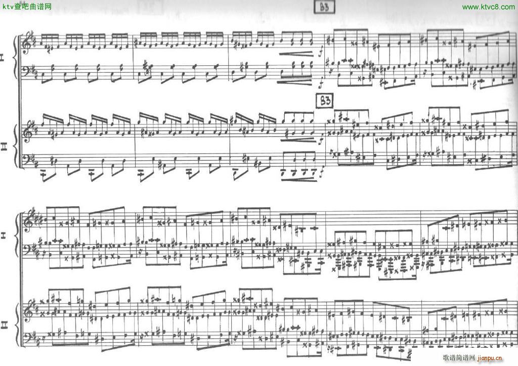 Bolling Sonata for Two Pianist no 2 Part3()7