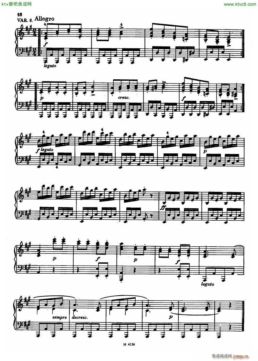 Czech piano variations from 18th century()14