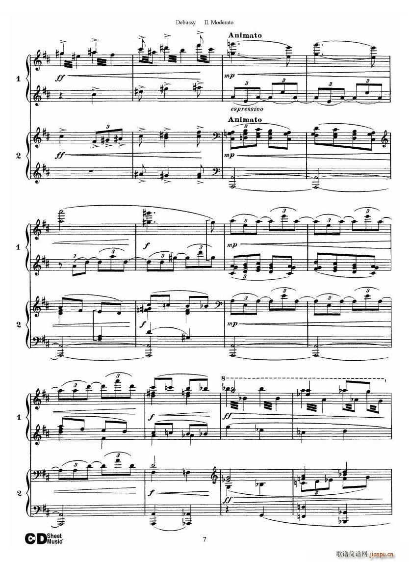 Debussy Printemps II Printemps II(ʮּ)7