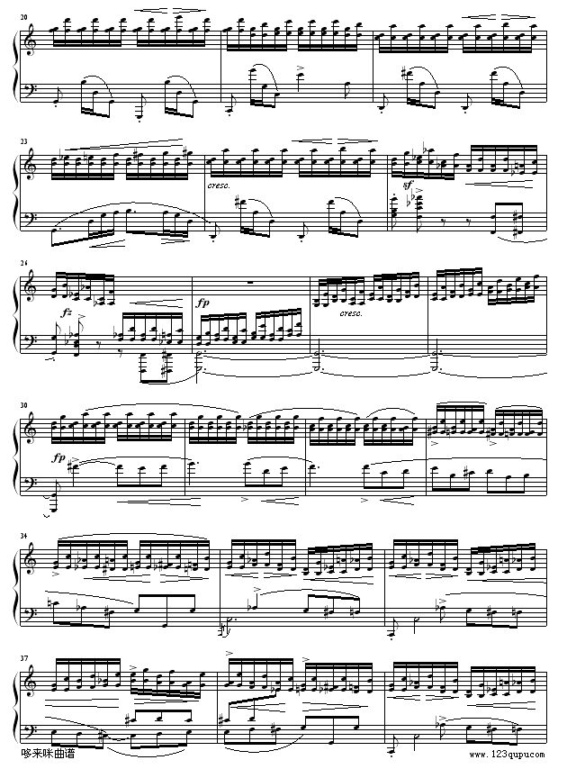 op10no7-肖邦 歌谱简谱网