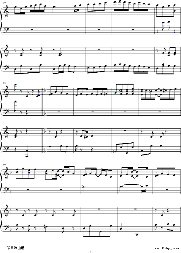 扬基曲谱_扬基歌简谱