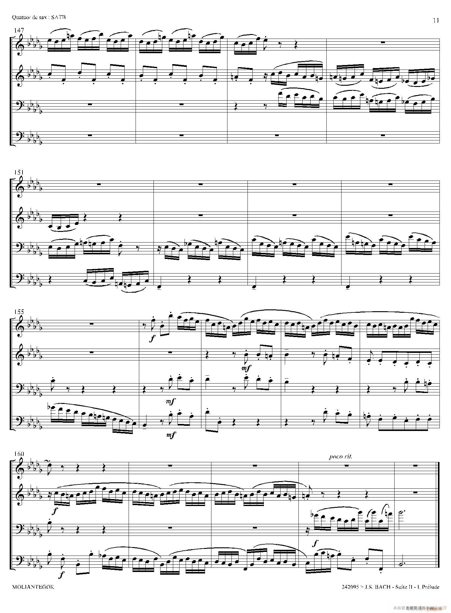 Suite anglaise No 2 BWV 807 ֮ ǰ ()10