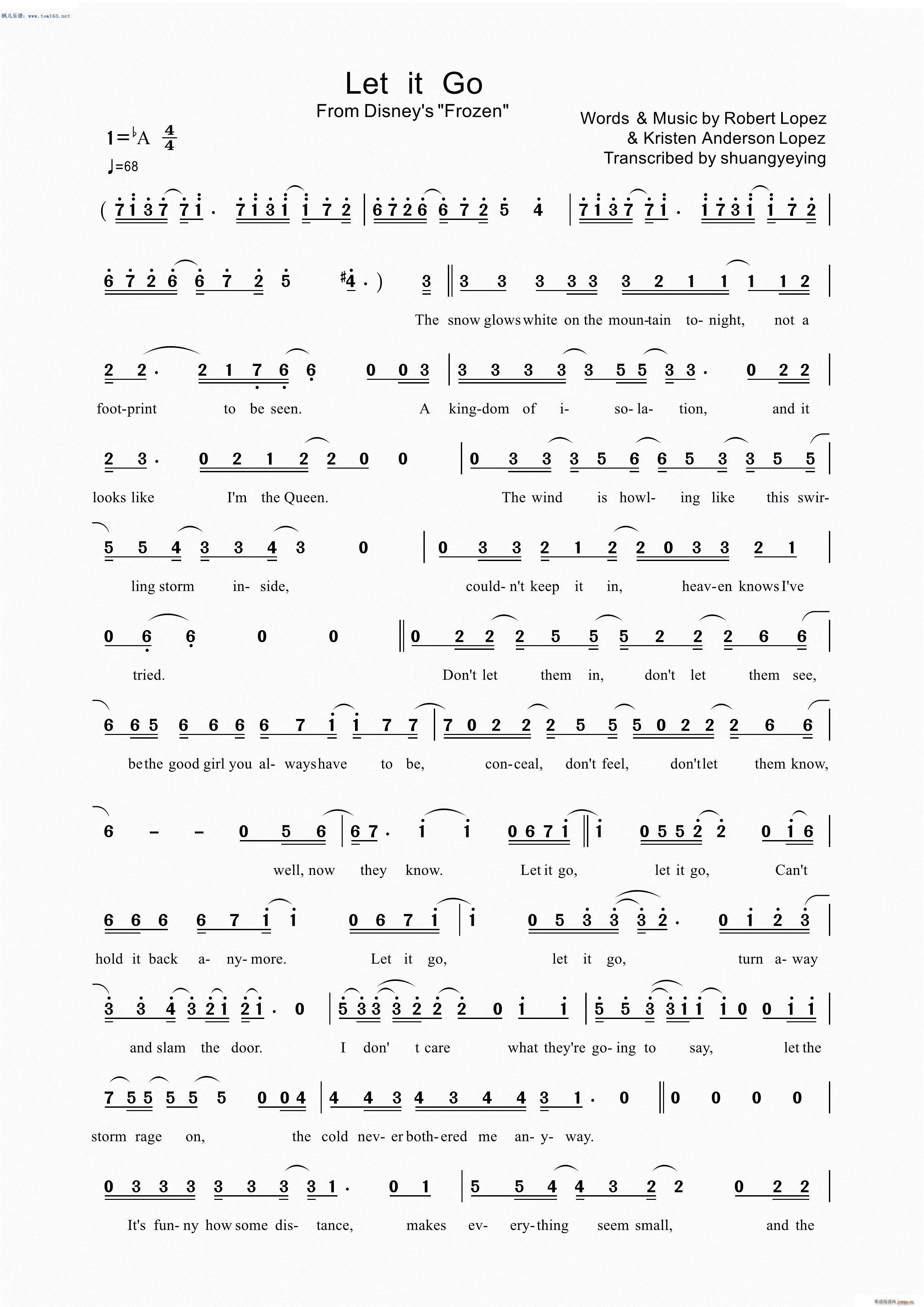 Let it go  ѩԵ Menzel(ʮּ)1