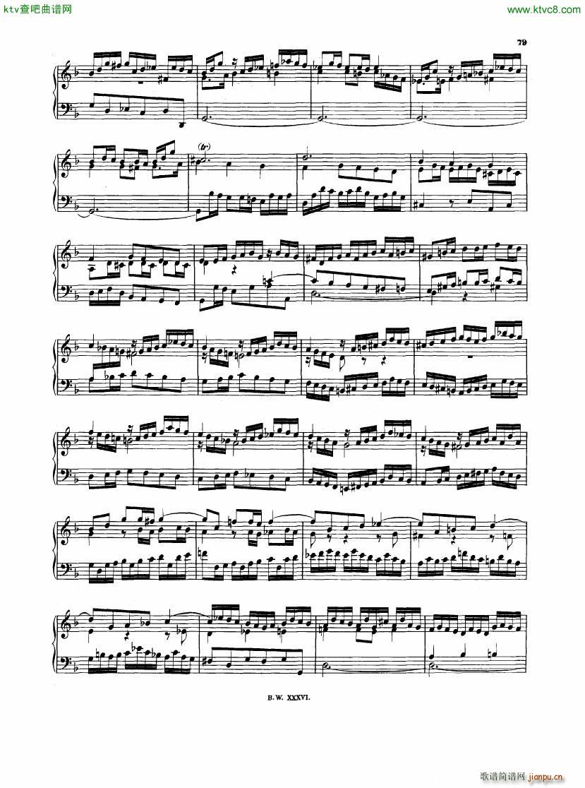 Bach JS BWV 903 Chromatische Fantasie Fuge()9