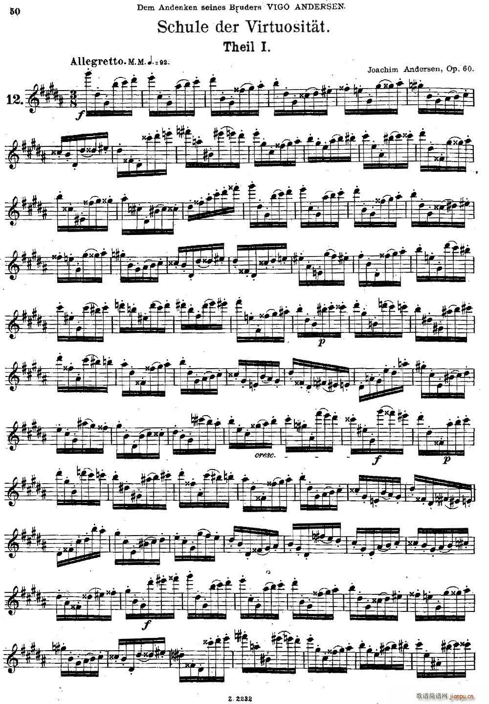 Schule der Virtuosit?t Op 60 12 ()1