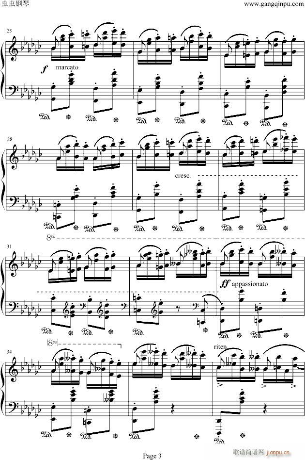 12 Etudes No.9 in G flat major(钢琴谱)3