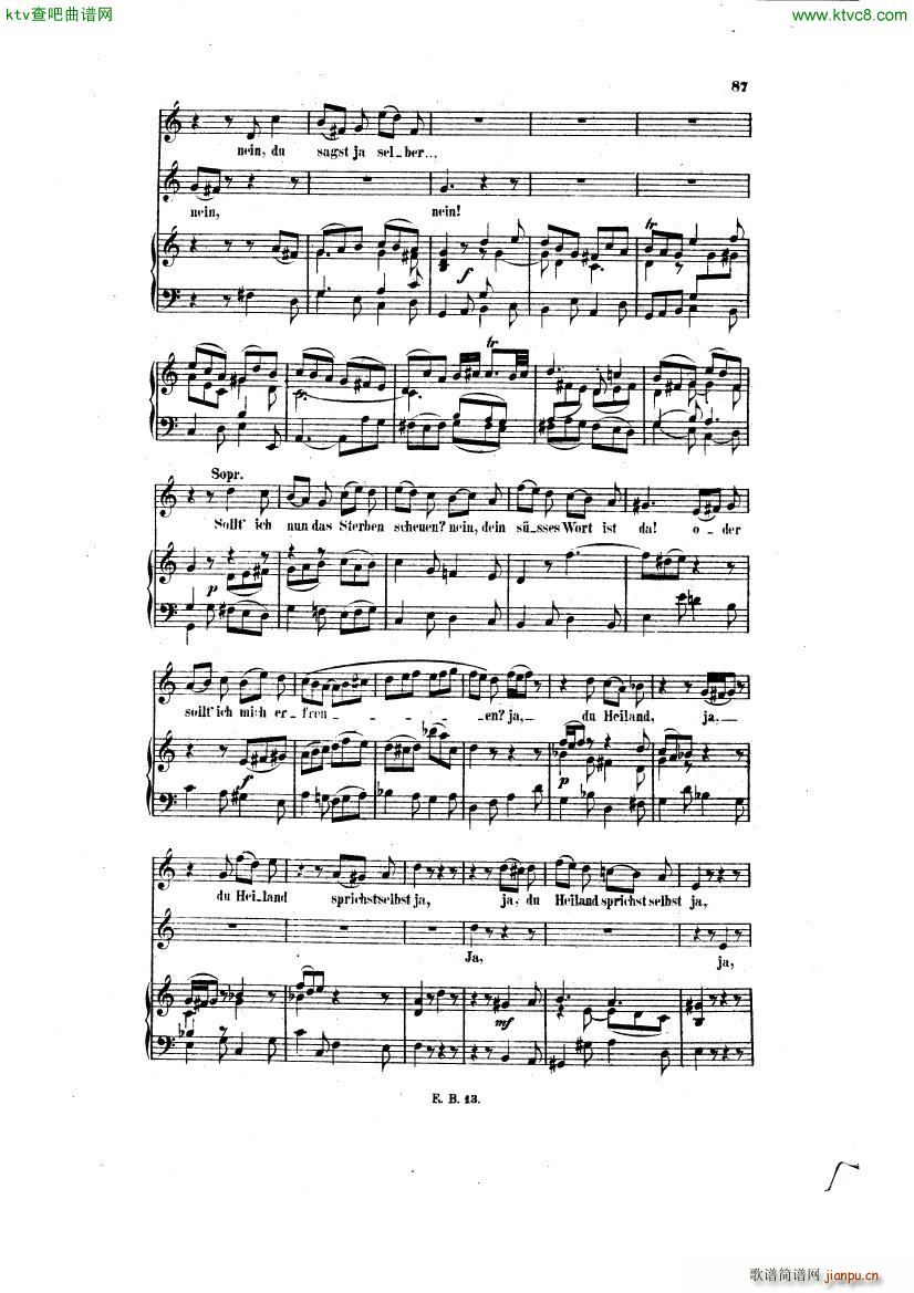 Bach JS BWV 248 Christmas Oratorio No 38 42()5