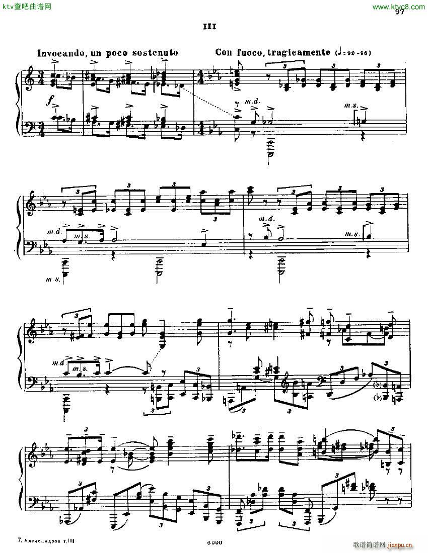 Anatoly Alexandrov Opus 19 Sonata no 4()26